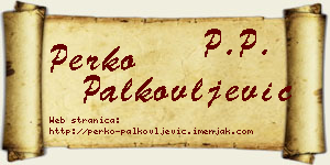 Perko Palkovljević vizit kartica
